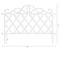 Gardenised Plastic Garden Edging Border Fence, Flower Bed Barrier, PK 3 QI004078 - alternate 2